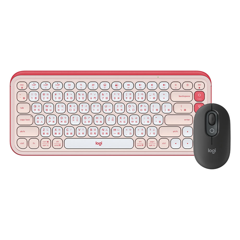 Logitech POP ICON KEYS 無線藍牙鍵盤 + POP MOUSE 無線藍牙滑鼠 (自由配)