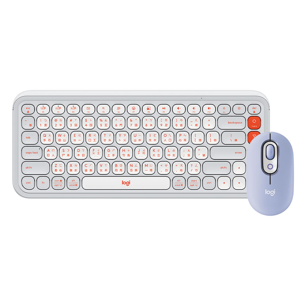 Logitech POP ICON KEYS 無線藍牙鍵盤 + POP MOUSE 無線藍牙滑鼠 (自由配)