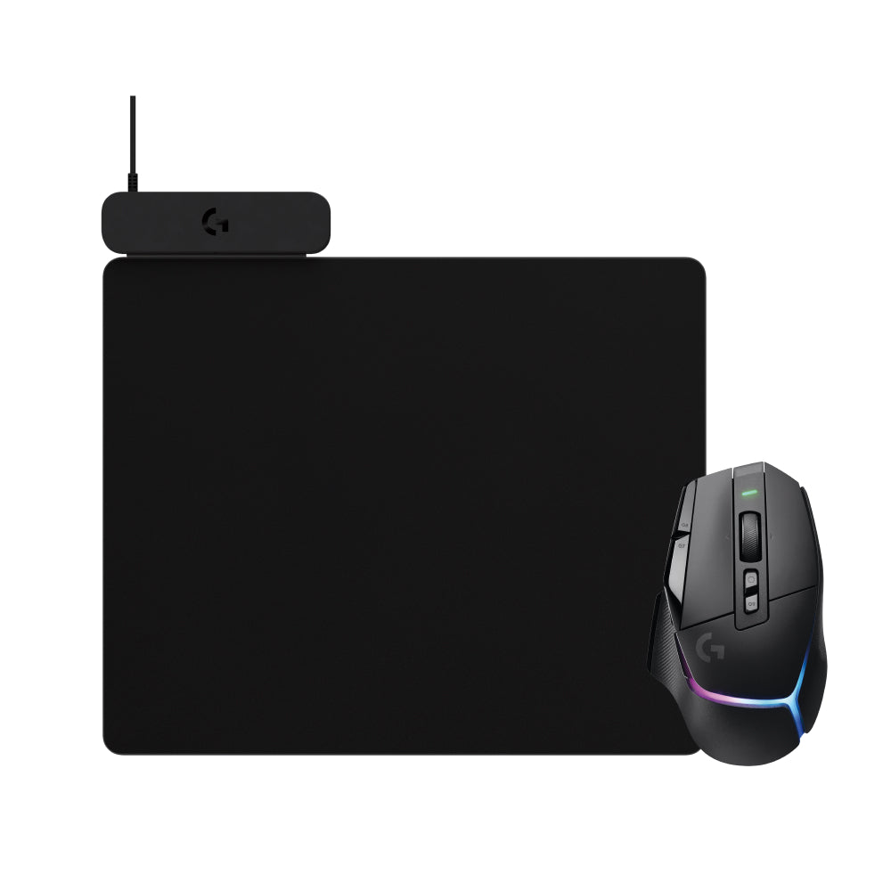 【推薦組合】POWERPLAY 2 無線充電鼠墊+G502 X Plus 炫光高效能無線電競滑鼠