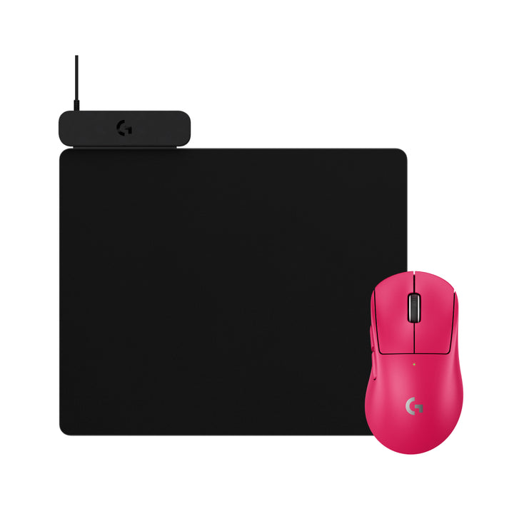 【推薦組合】POWERPLAY 2 無線充電鼠墊+SUPERLIGHT 2 DEX 無線輕量化遊戲滑鼠