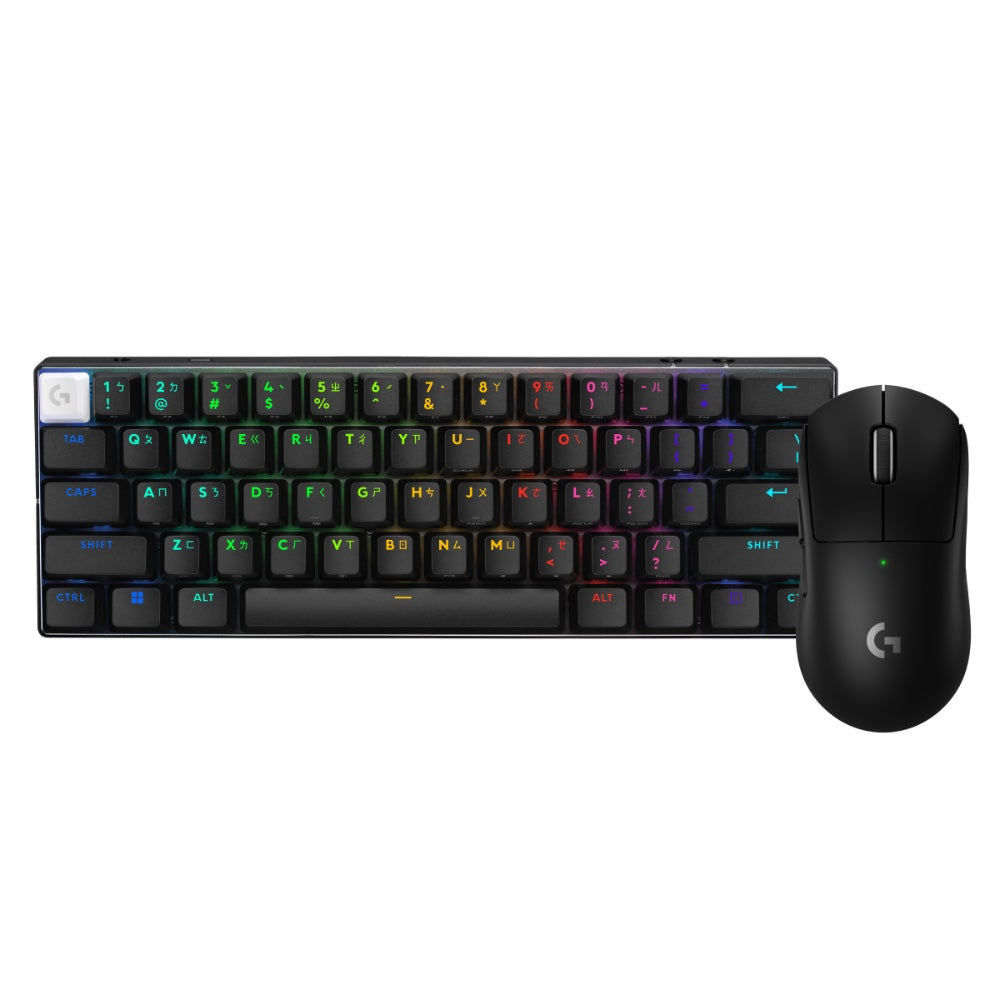 【推薦組合】SUPERLIGHT2 無線輕量化遊戲滑鼠 + PRO X 60% 專業機械式電競鍵盤