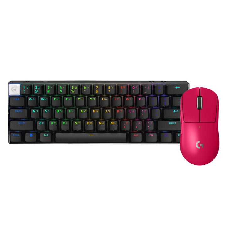 【推薦組合】SUPERLIGHT2 無線輕量化遊戲滑鼠 + PRO X 60% 專業機械式電競鍵盤