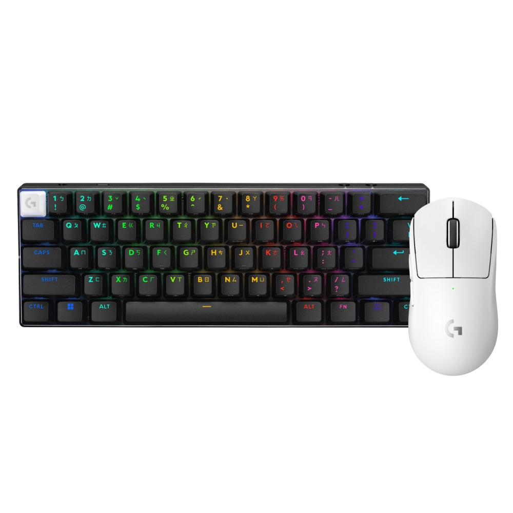 【推薦組合】SUPERLIGHT2 無線輕量化遊戲滑鼠 + PRO X 60% 專業機械式電競鍵盤
