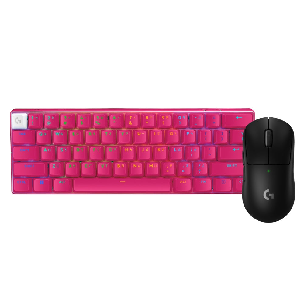 【推薦組合】SUPERLIGHT2 無線輕量化遊戲滑鼠 + PRO X 60% 專業機械式電競鍵盤