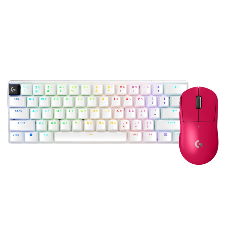 【推薦組合】SUPERLIGHT2 無線輕量化遊戲滑鼠 + PRO X 60% 專業機械式電競鍵盤
