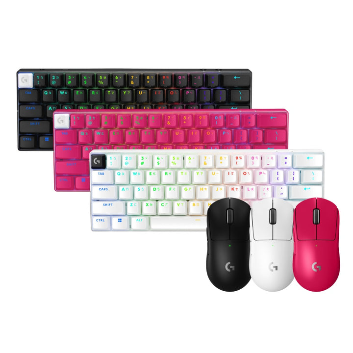 【推薦組合】SUPERLIGHT2 無線輕量化遊戲滑鼠 + PRO X 60% 專業機械式電競鍵盤