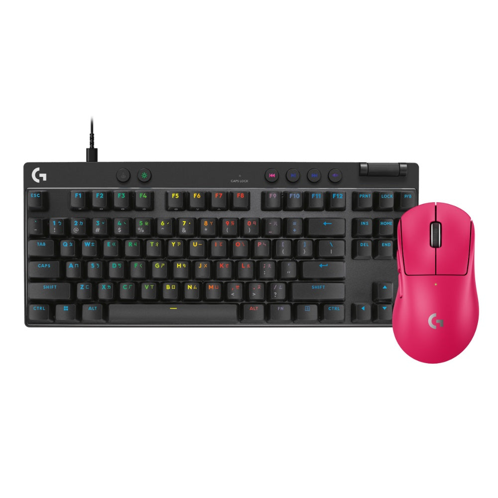 【推薦組合】SUPERLIGHT 2 DEX 無線輕量化遊戲滑鼠 + Rapid 磁性類比式鍵軸有線電競鍵盤