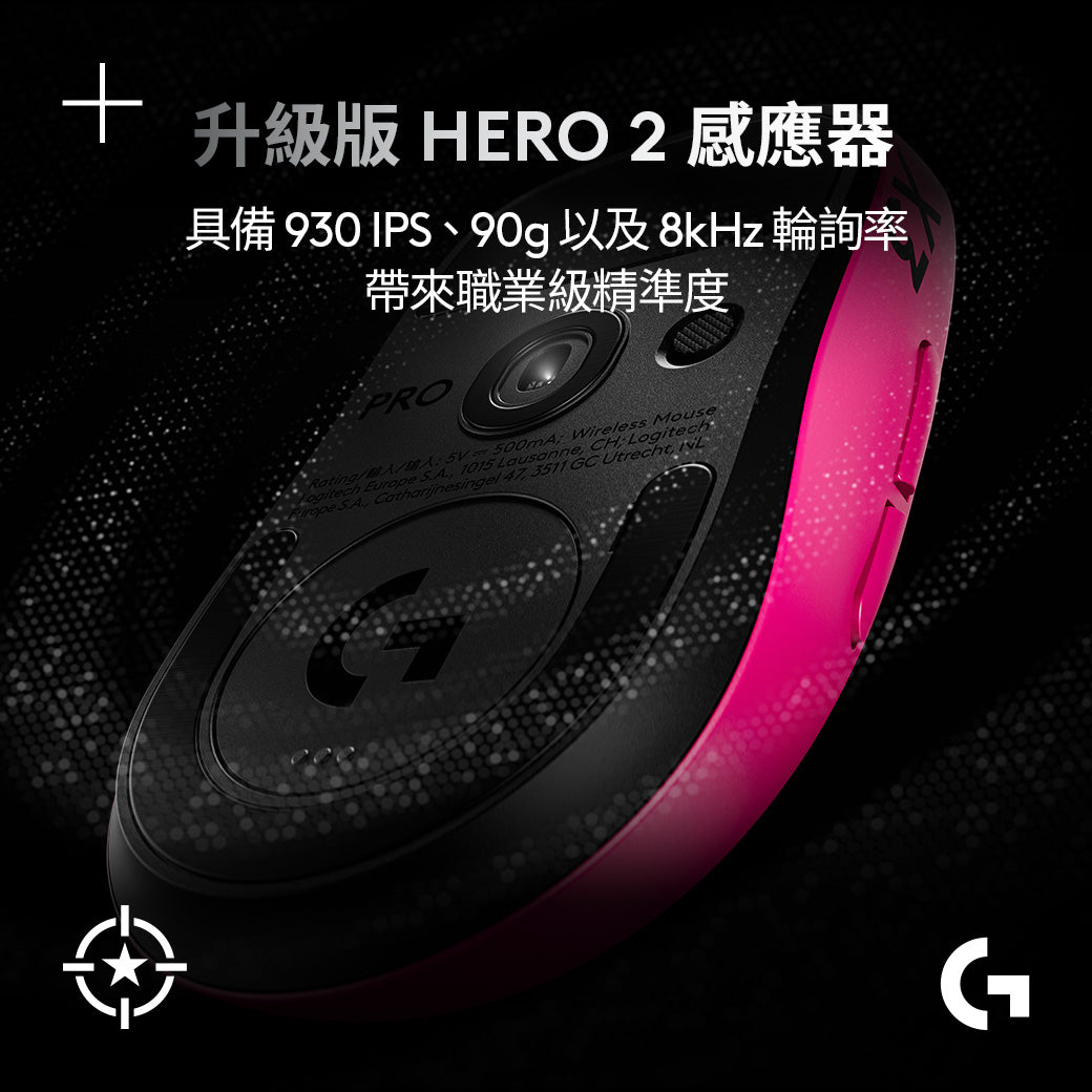Logitech G PRO X3 SUPERSTRIKE 無線類比遊戲滑鼠