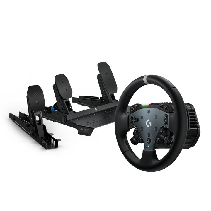 Logitech G RS50 賽車模擬方向盤 for PlayStation/PC+RS 踏板+RS 離合器模組