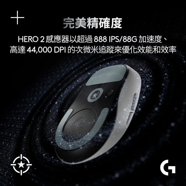 【新春新客最高折300】Logitech G Pro X SUPERLIGHT 2 DEX 無線輕量化遊戲滑鼠