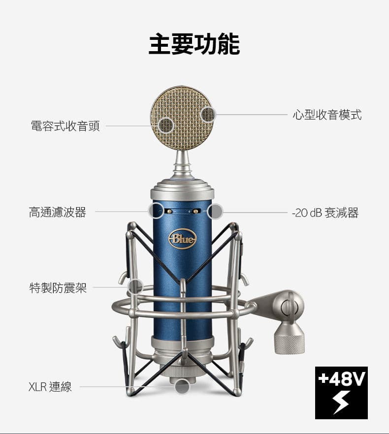 Bluebird SL 專業麥克風 - 羅技 Logi 網路旗艦店