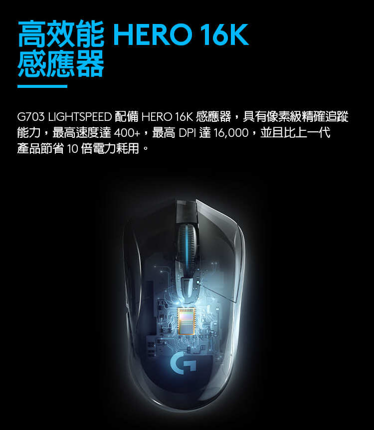 G403 HERO 電競滑鼠 - 羅技 Logi 網路旗艦店