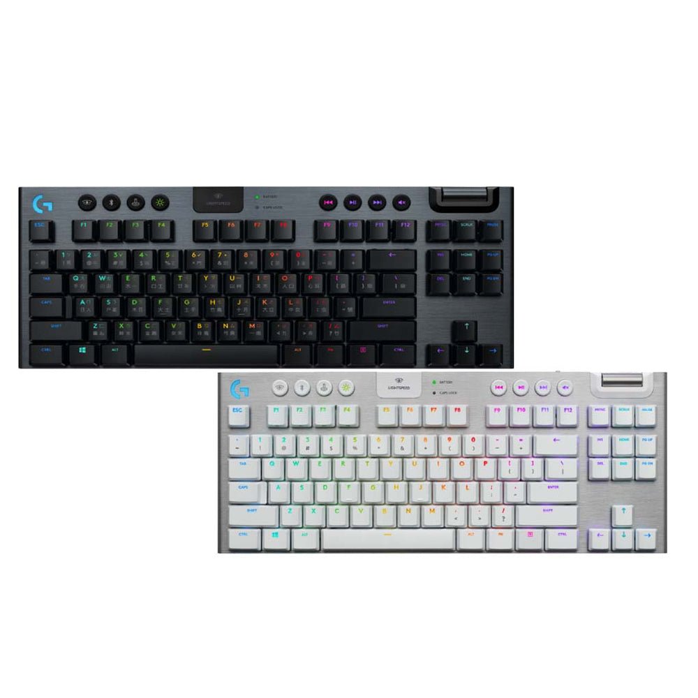 G913 TKL 無線 80%機械式電競鍵盤 (黑/白) - 羅技 Logi 網路旗艦店